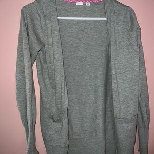 grey gap kids cardigan
